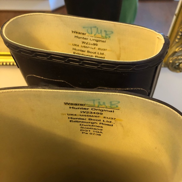 Vintage Hunter purple matte rubber boots size 6 - Picture 6 of 8